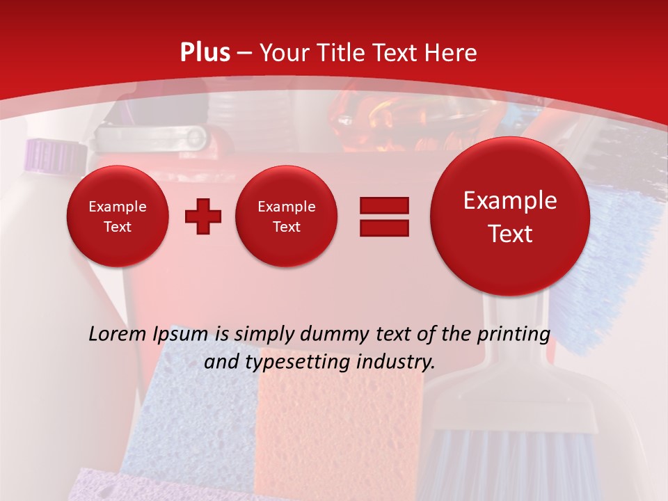 Scrub Spray Upkeep PowerPoint Template