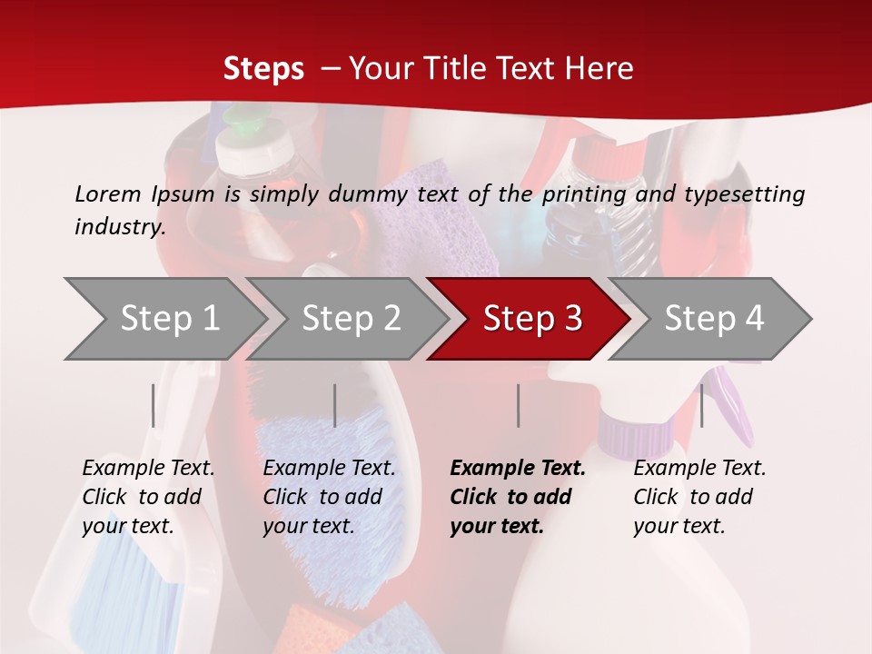 Maid Broom Wipe PowerPoint Template