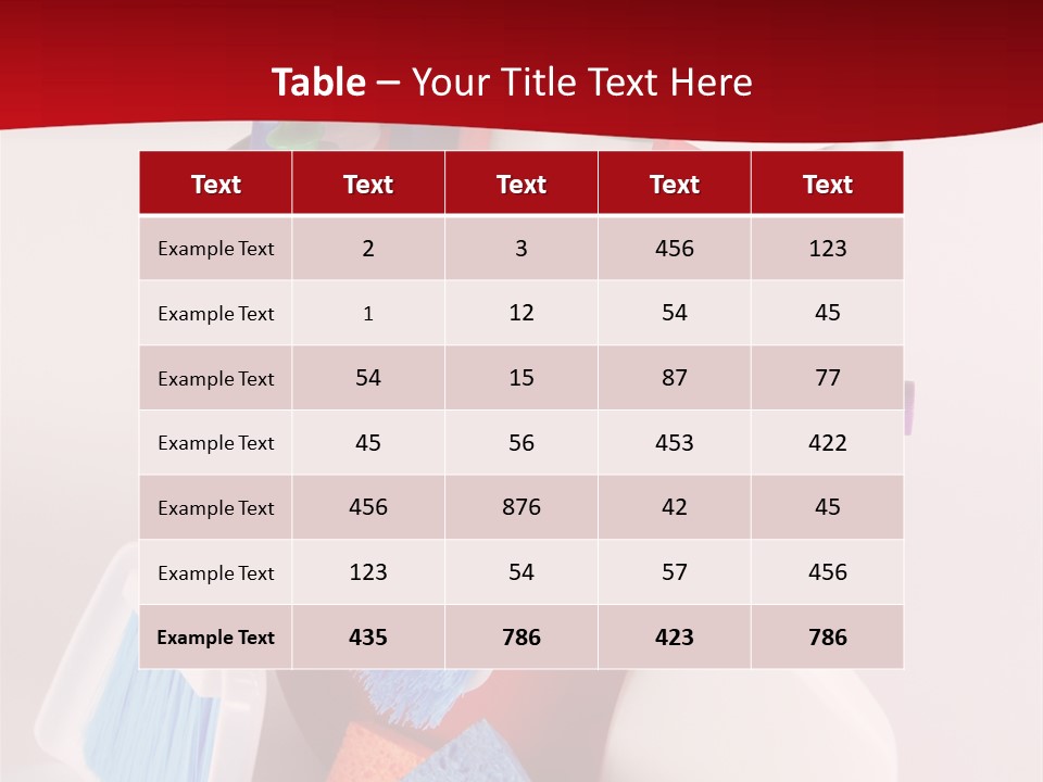 Maid Broom Wipe PowerPoint Template