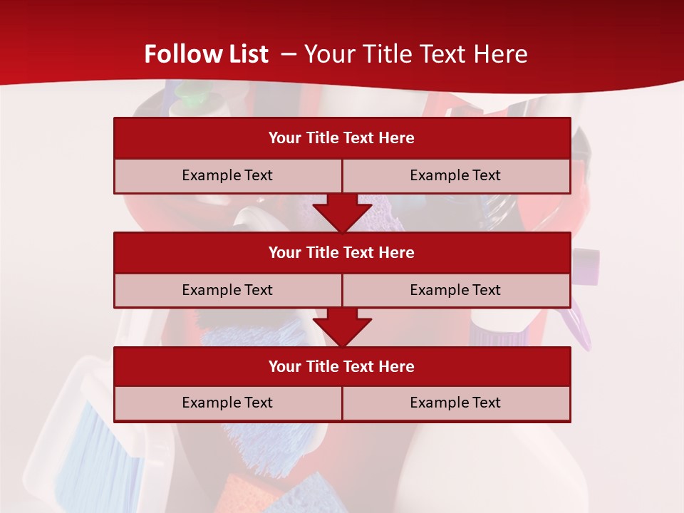 Maid Broom Wipe PowerPoint Template