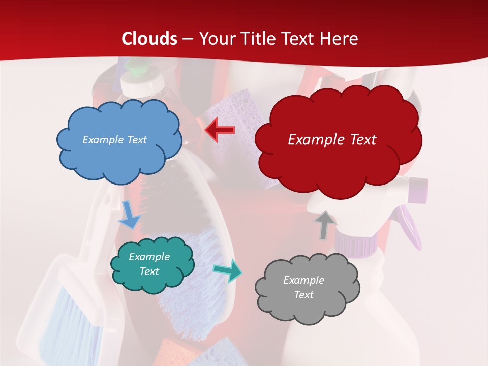 Maid Broom Wipe PowerPoint Template