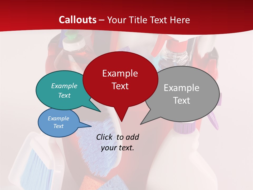 Maid Broom Wipe PowerPoint Template