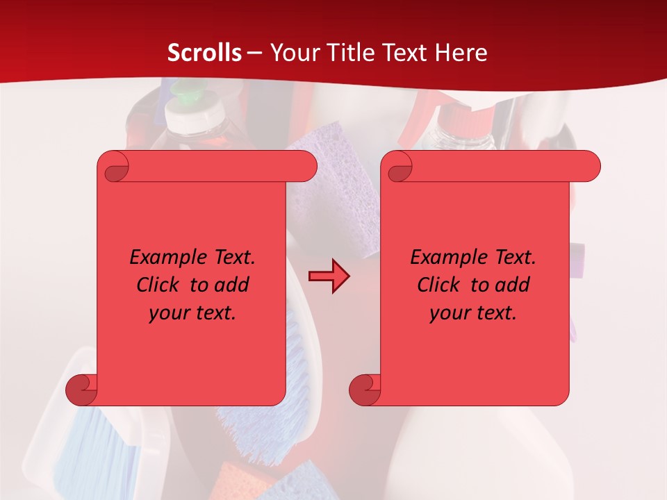 Maid Broom Wipe PowerPoint Template