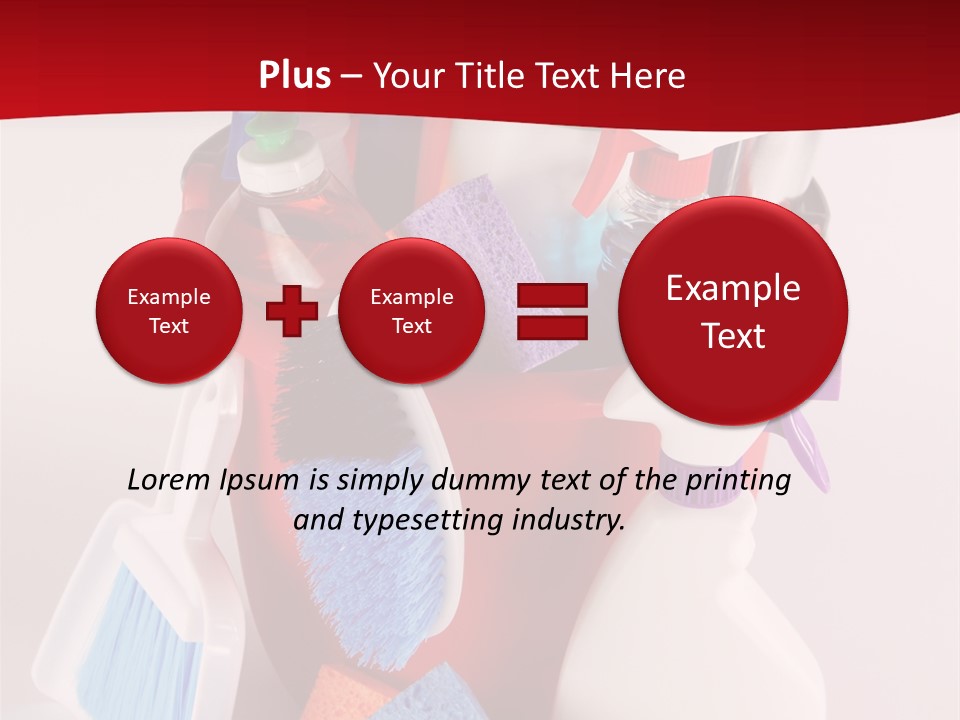 Maid Broom Wipe PowerPoint Template