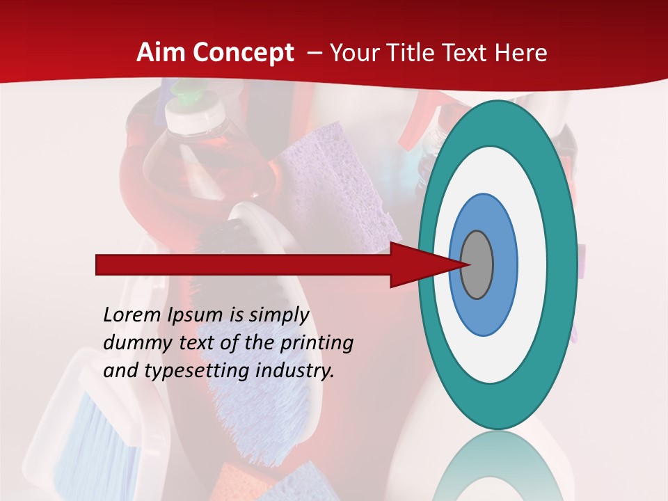 Maid Broom Wipe PowerPoint Template