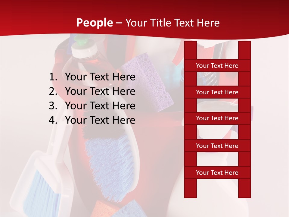 Maid Broom Wipe PowerPoint Template