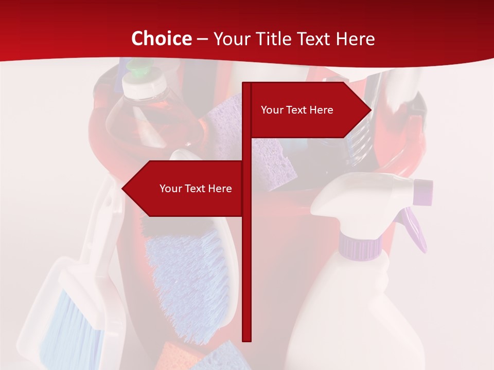 Maid Broom Wipe PowerPoint Template