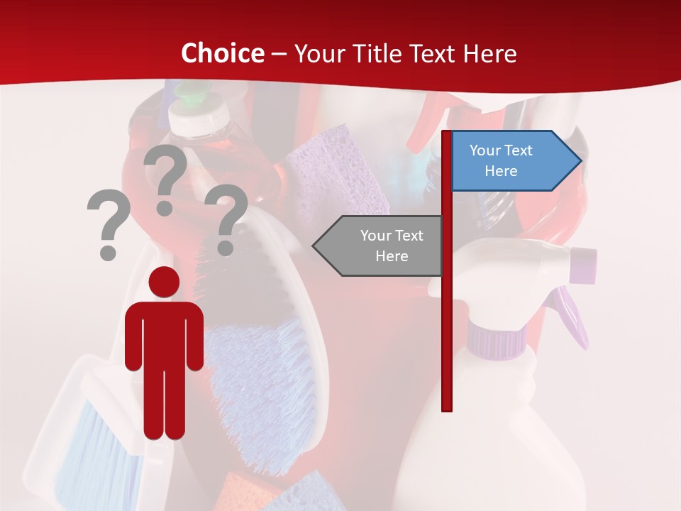 Maid Broom Wipe PowerPoint Template