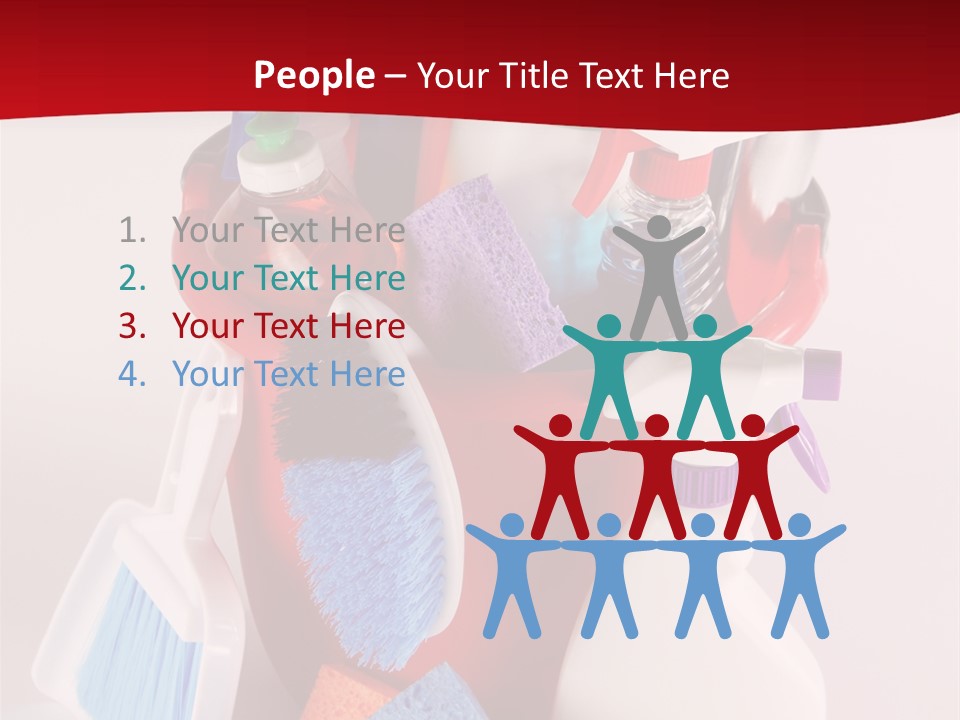 Maid Broom Wipe PowerPoint Template