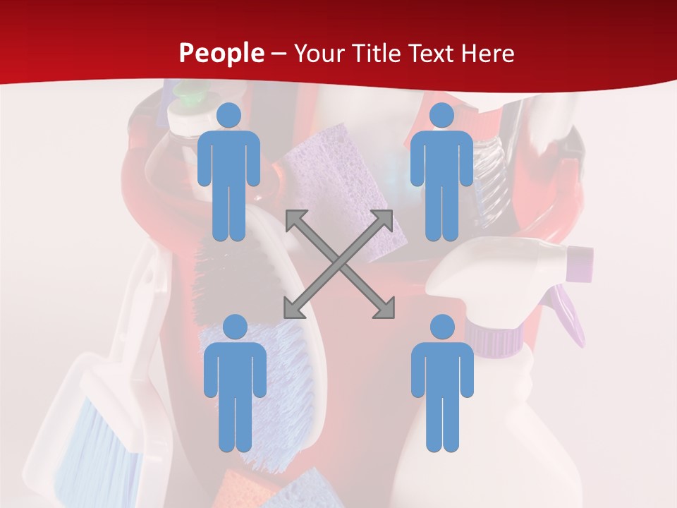 Maid Broom Wipe PowerPoint Template