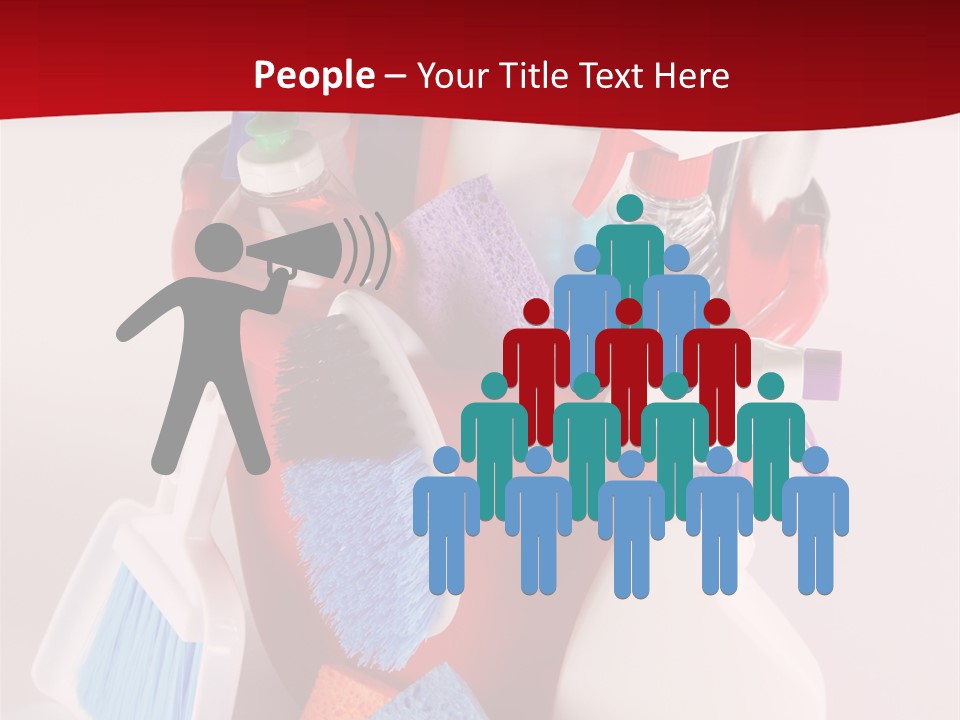 Maid Broom Wipe PowerPoint Template