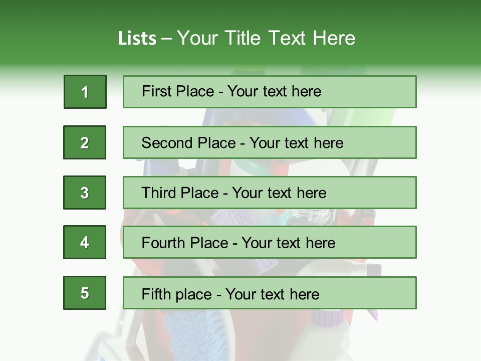 Bucket Polish Wash PowerPoint Template
