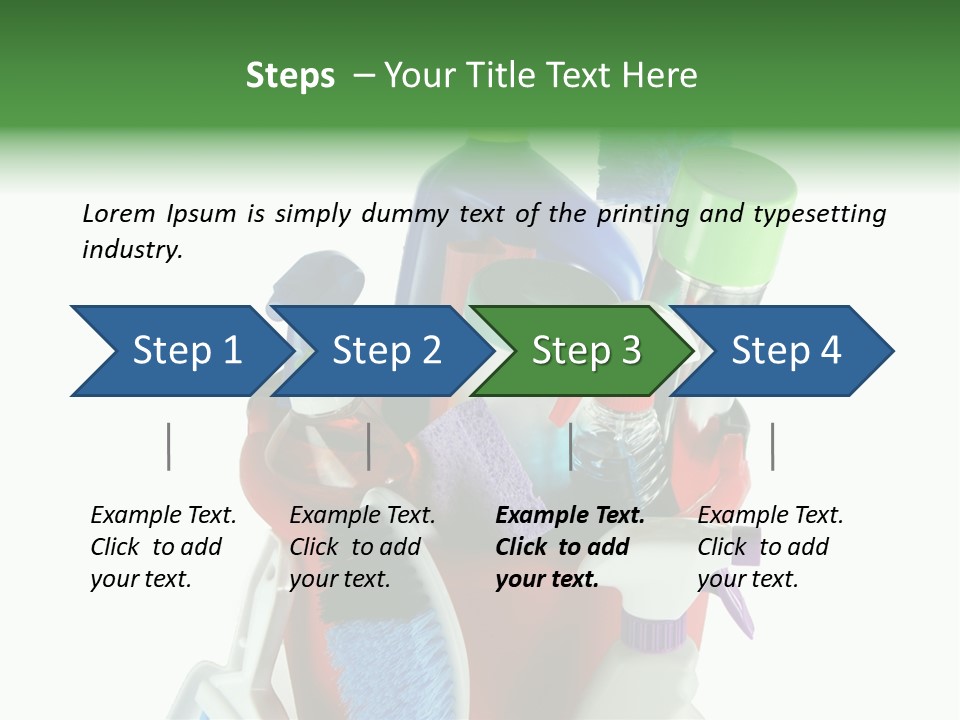 Bucket Polish Wash PowerPoint Template