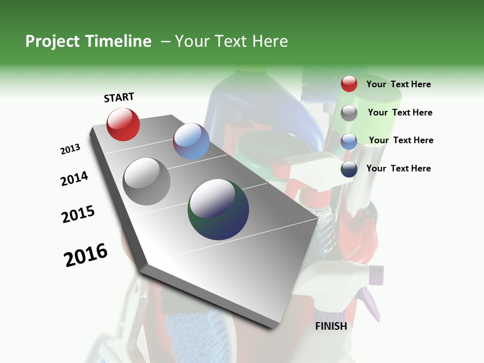 Bucket Polish Wash PowerPoint Template