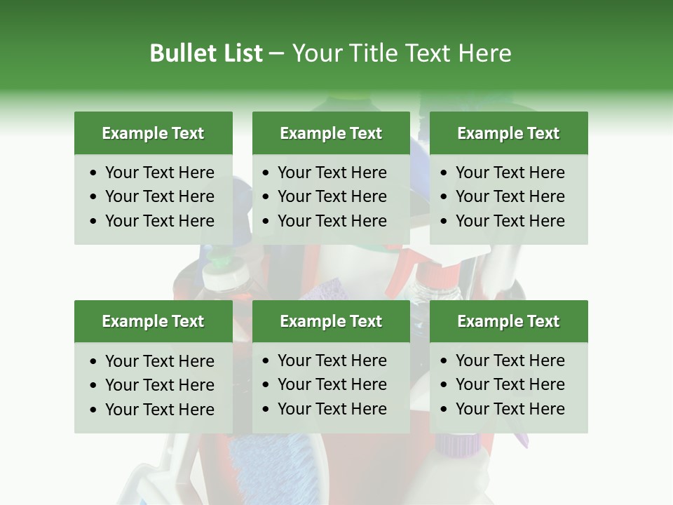 Bucket Polish Wash PowerPoint Template