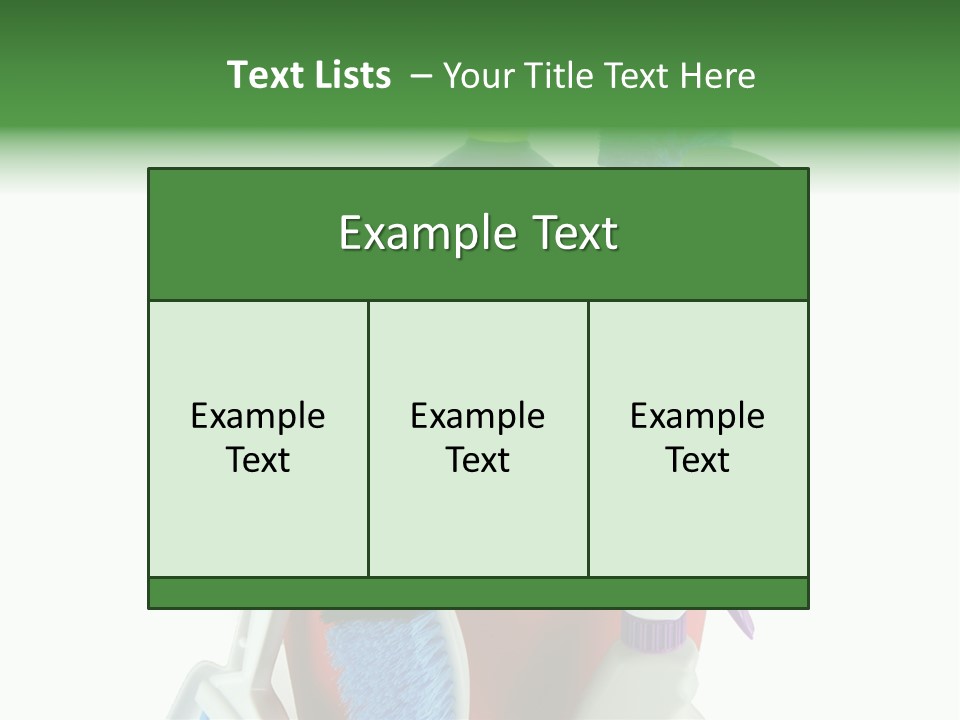 Bucket Polish Wash PowerPoint Template