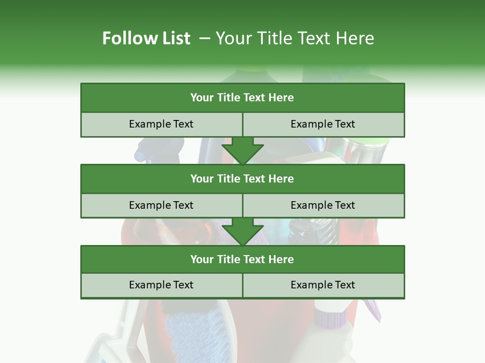 Bucket Polish Wash PowerPoint Template