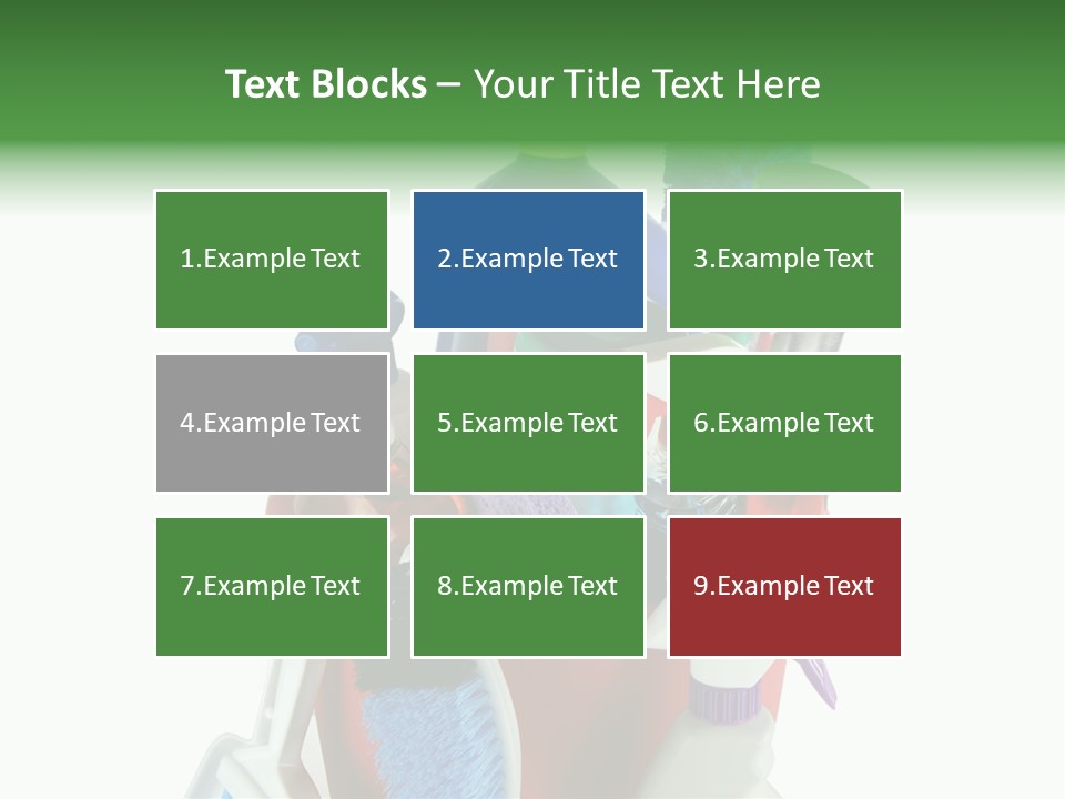 Bucket Polish Wash PowerPoint Template