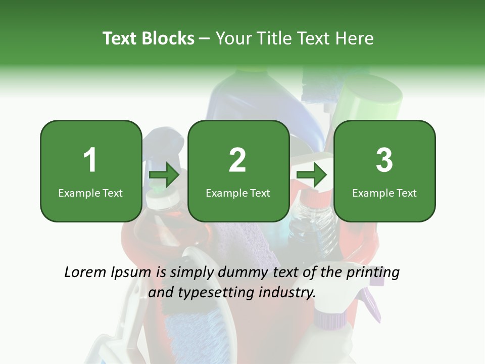 Bucket Polish Wash PowerPoint Template