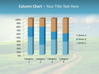 Spring Sunset Hill PowerPoint Template