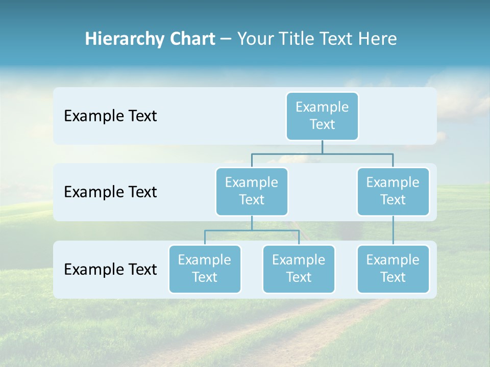 Spring Sunset Hill PowerPoint Template