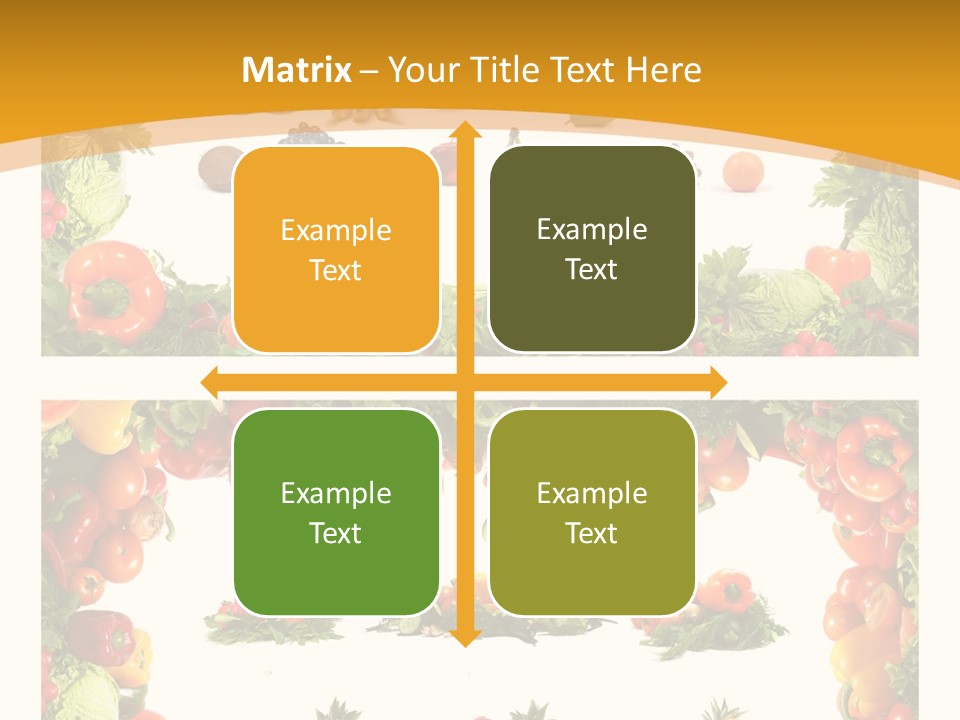 Frame Border Pineapple PowerPoint Template