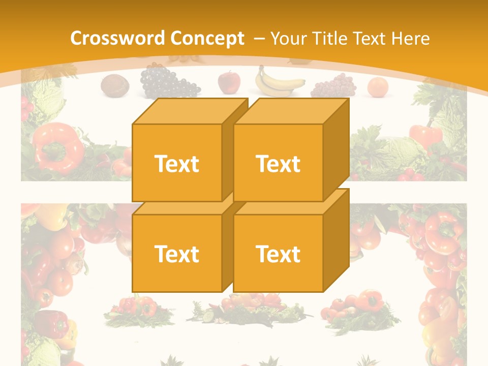 Frame Border Pineapple PowerPoint Template