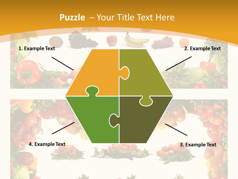 Frame Border Pineapple PowerPoint Template