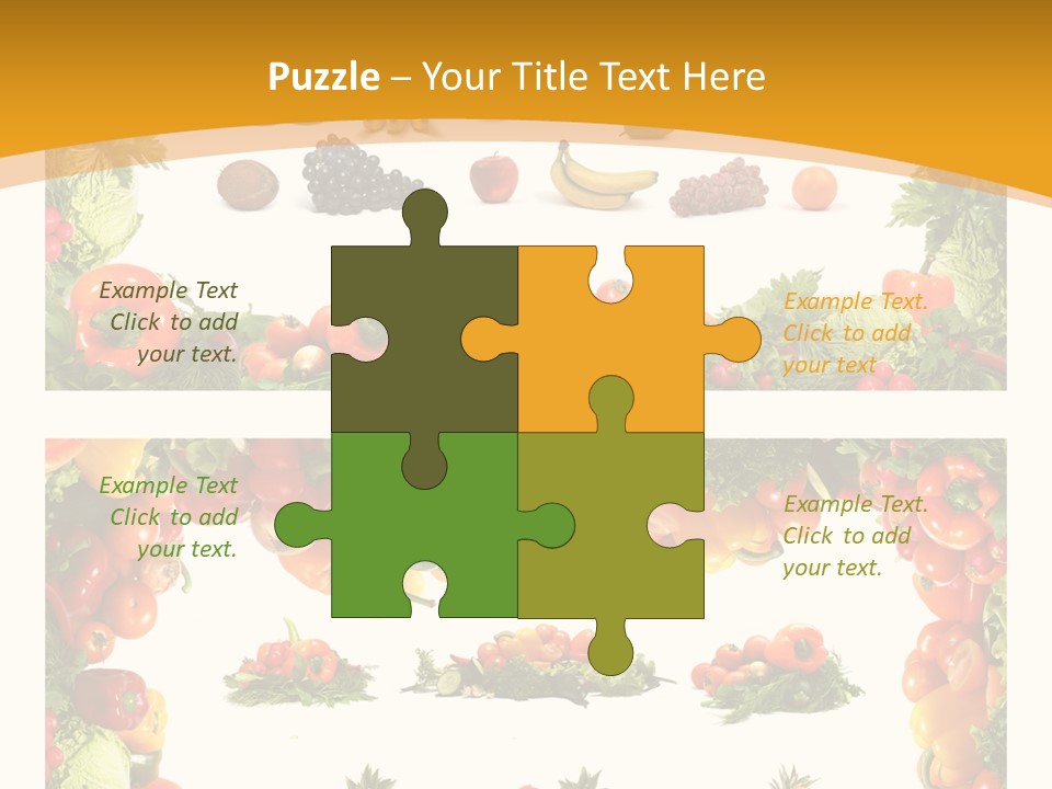 Frame Border Pineapple PowerPoint Template