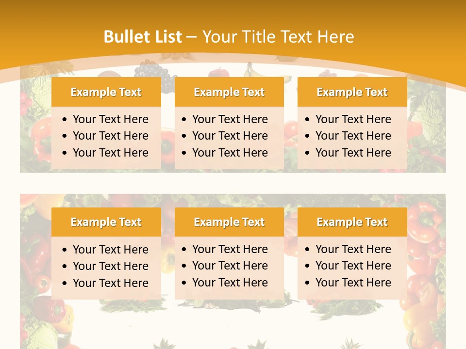 Frame Border Pineapple PowerPoint Template