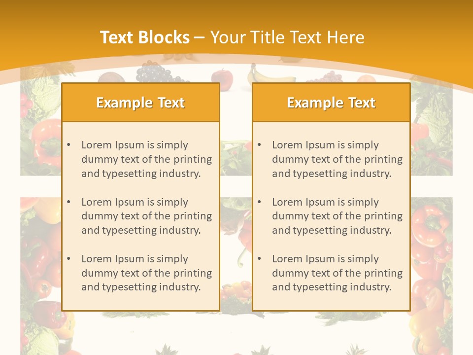 Frame Border Pineapple PowerPoint Template