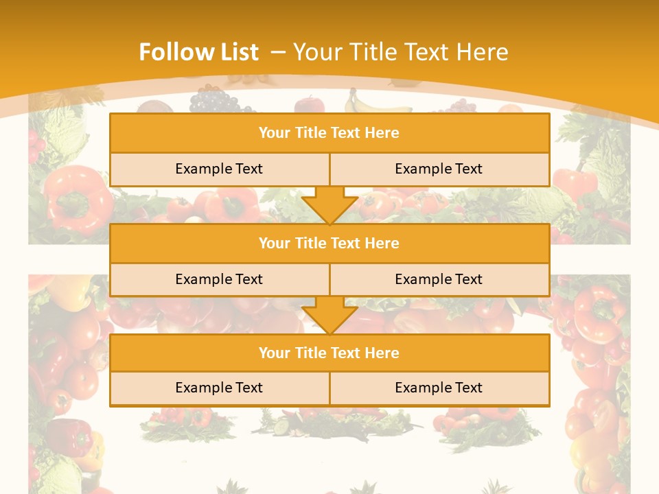 Frame Border Pineapple PowerPoint Template