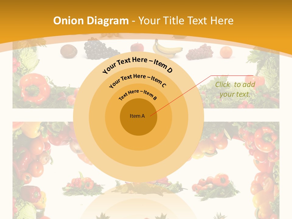 Frame Border Pineapple PowerPoint Template