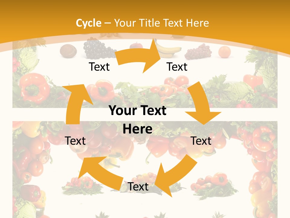 Frame Border Pineapple PowerPoint Template