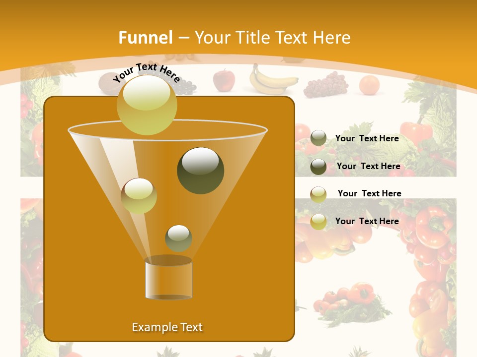 Frame Border Pineapple PowerPoint Template