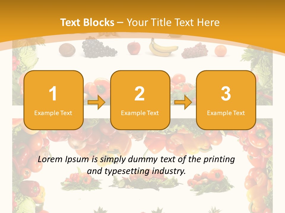 Frame Border Pineapple PowerPoint Template