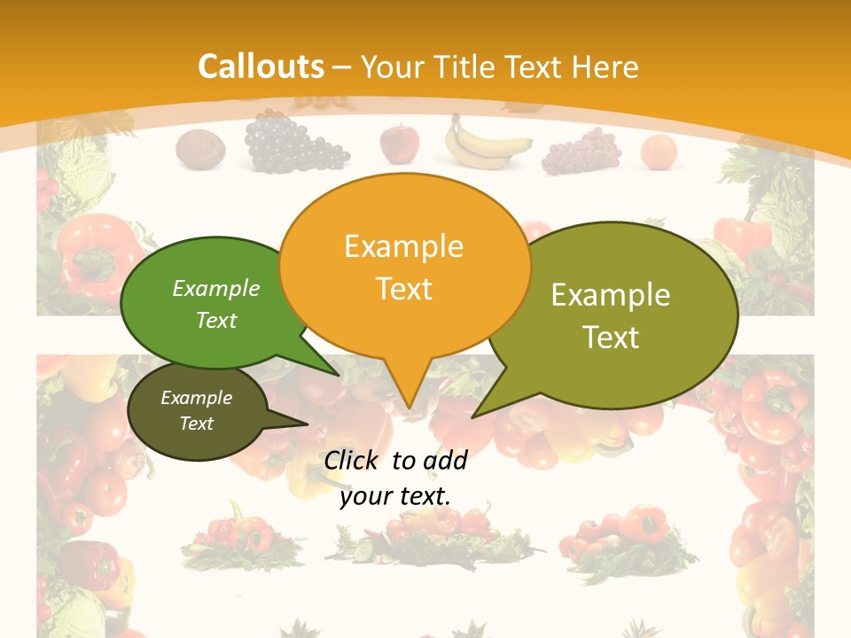 Frame Border Pineapple PowerPoint Template