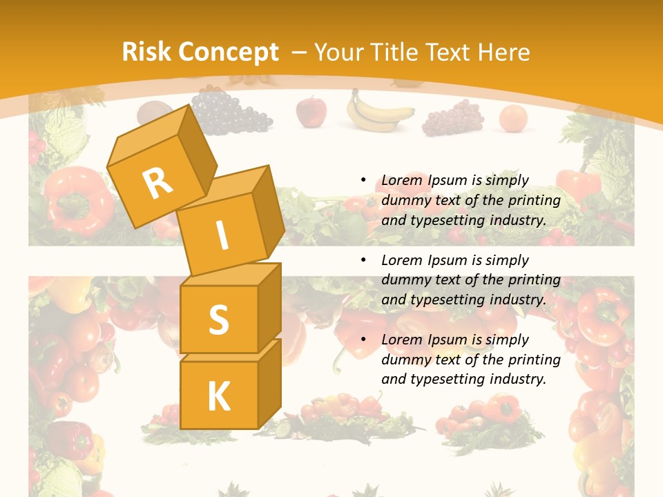 Frame Border Pineapple PowerPoint Template