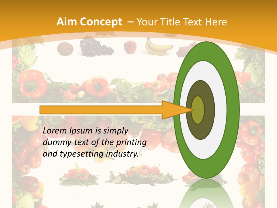 Frame Border Pineapple PowerPoint Template