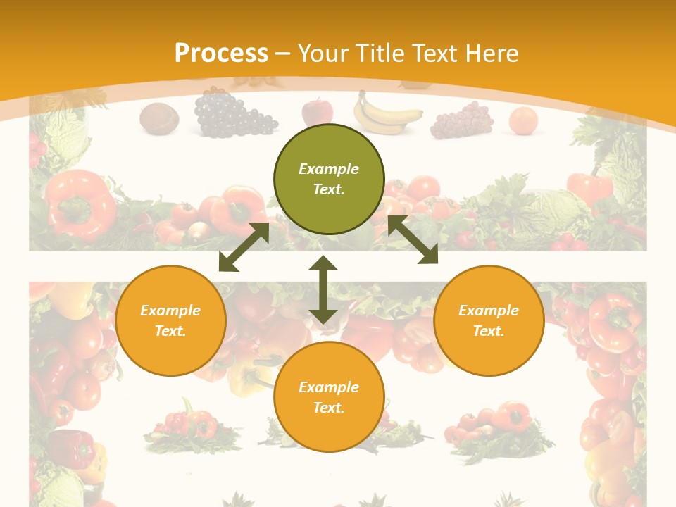 Frame Border Pineapple PowerPoint Template