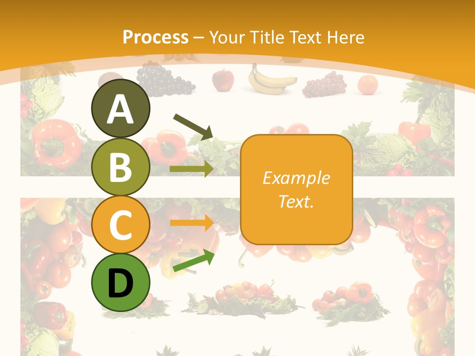 Frame Border Pineapple PowerPoint Template