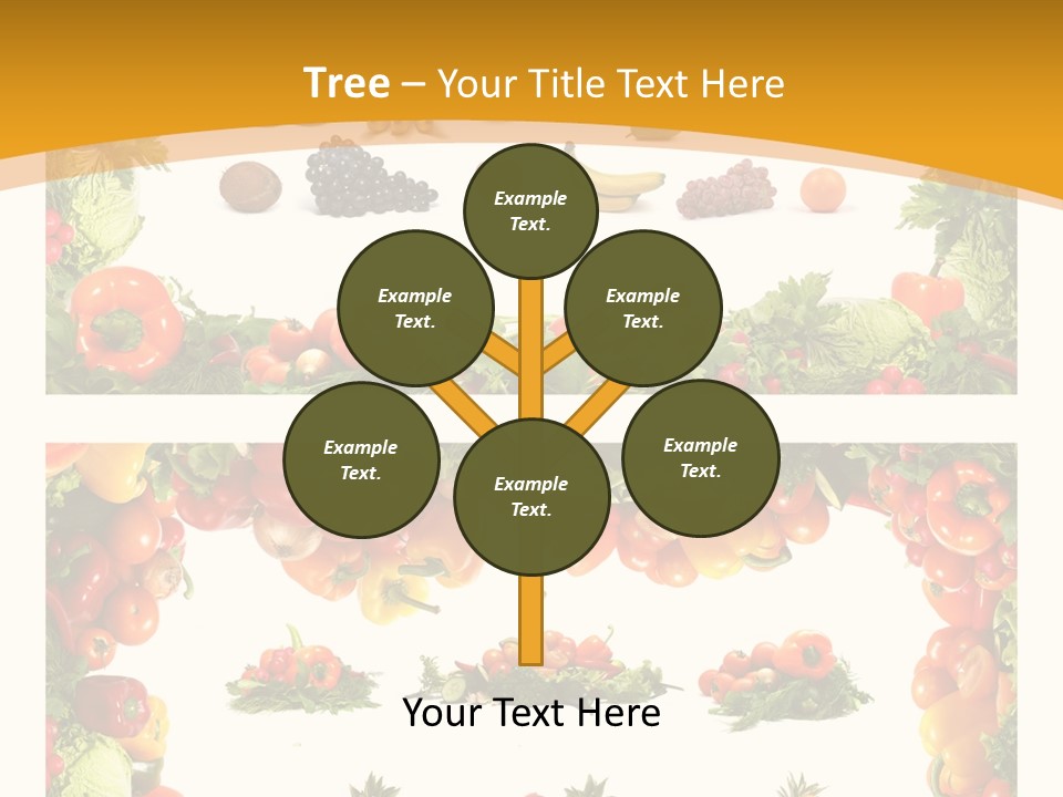Frame Border Pineapple PowerPoint Template