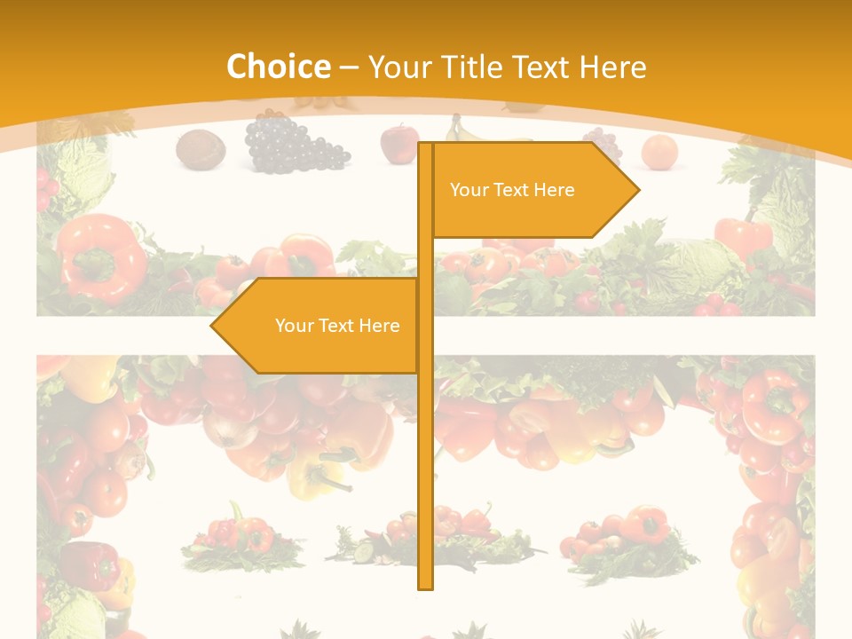 Frame Border Pineapple PowerPoint Template