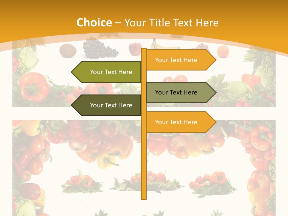 Frame Border Pineapple PowerPoint Template