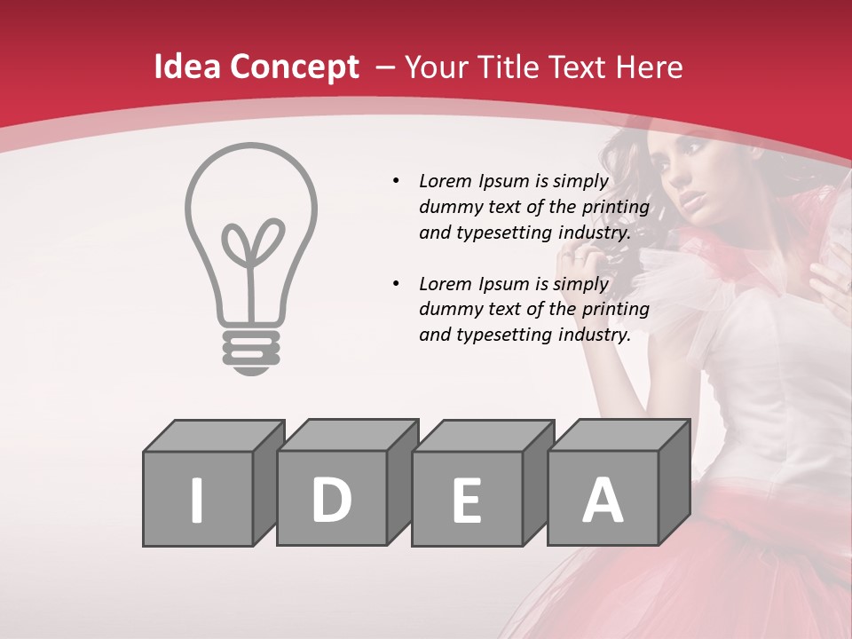 Sensual Tender Cosmetics PowerPoint Template