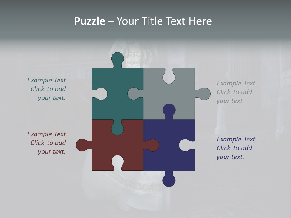 Person Building Old Fashioned PowerPoint Template