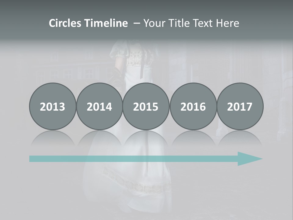 Person Building Old Fashioned PowerPoint Template