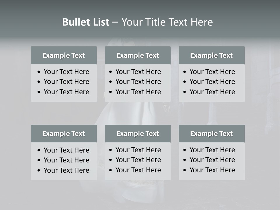 Person Building Old Fashioned PowerPoint Template