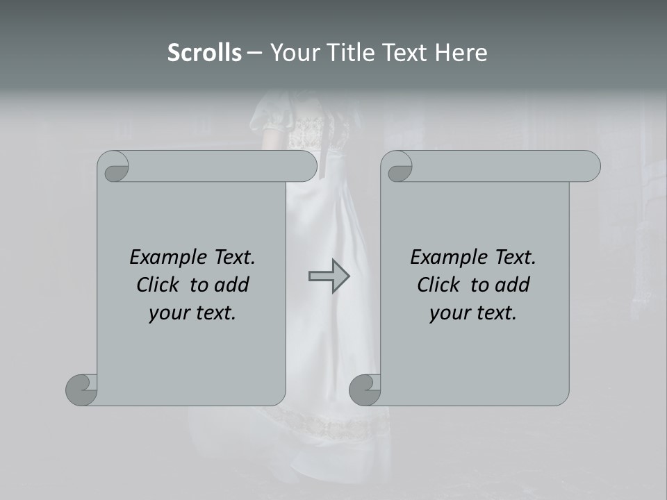 Person Building Old Fashioned PowerPoint Template