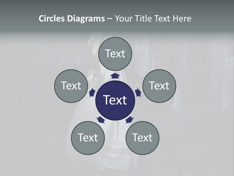 Person Building Old Fashioned PowerPoint Template